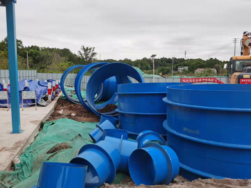 我公司防水套管在長沙某工地使用現場